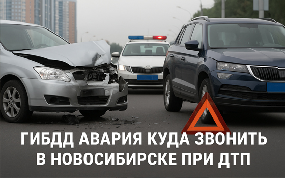 ГИБДД авария куда звонить в Новосибирске при ДТП